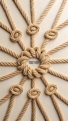 Unity in Knots: Symbolizing Togetherness through Rope Connections