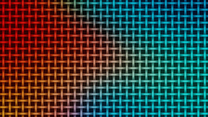 Industrial Mesh Screen Pattern with a Clean, Modern Appearance. Repeating Interlocking Shape Background Texture, Great for Overlays and Textured Fills