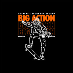 big action skateboarding simp...
