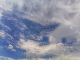 blue sky with clouds