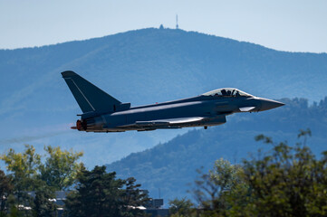 Eurofighter Typhoon is a European multinational twin-engine, supersonic, multirole fighter