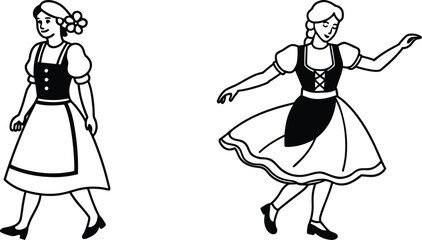 typical bavarian woman
