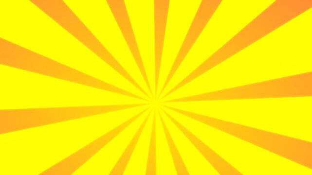 Yellow sunburst circus animated.
rotation looped black background.
Loop yellow  Sun Flag 4k
animation.sunburst rotating animation.