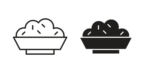 Risotto icon vector sign symbol