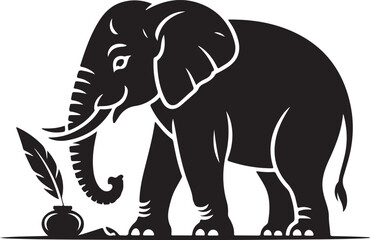 Majestic Elephant Represents Enduring Knowledge