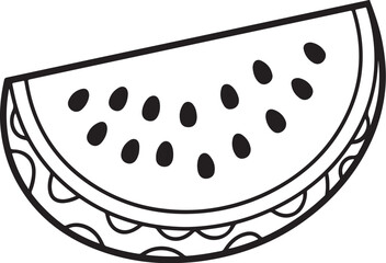 Watermelon Slice with Sweet Summer Lettering – Fun Seasonal Fruit Illustration