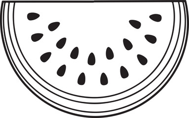 Watermelon Slice with Sweet Summer Lettering – Fun Seasonal Fruit Illustration