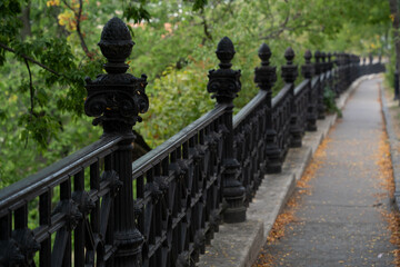 The way to Buda Castle in Budapest