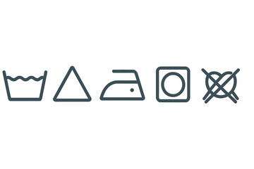 Laundry care symbols guide for proper garment care and maintenance