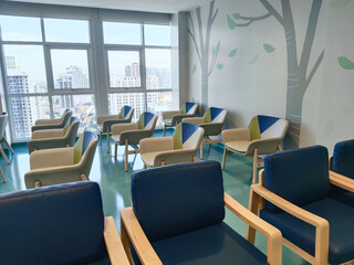 nice waiting room in clinic