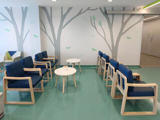 nice waiting room in clinic