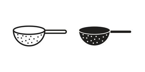 Strainer icon vector sign symbol