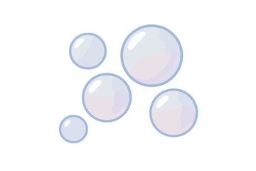 Colorful soap bubbles floating in the air, creating a cheerful atmosphere at a sunny outdoor gathering