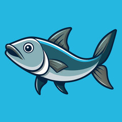 Obraz premium vector illustration of fish
