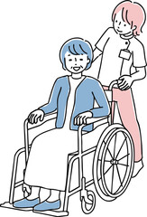 車椅子　シニア　介護