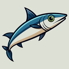 Obraz premium vector illustration of a fish
