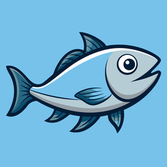 Fototapeta premium vector illustration of fish