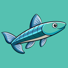 fish on a white background