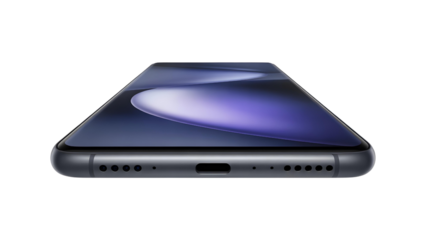 Modern Smartphone with Sleek Design and Full Screen Display
