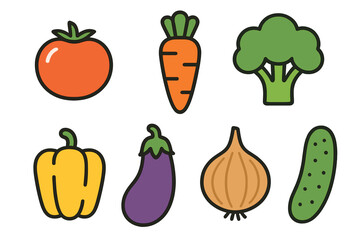Colorful assortment of fresh vegetables on white background displaying health and nutrition benefits