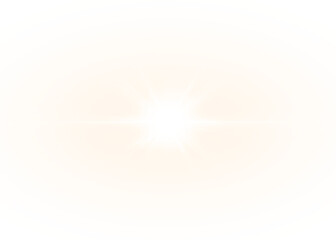 This glowing PNG photo has a transparent overlay with bright light flares and starburst effects for a captivating look