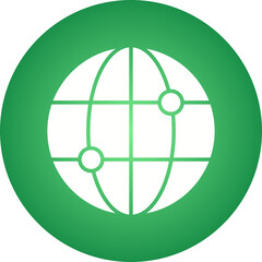 green globe icon