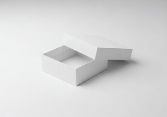white box isolated on white background