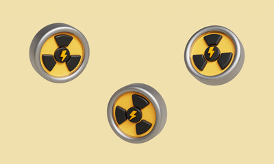원자력 에너지 아이콘 Nuclear Energy Icon