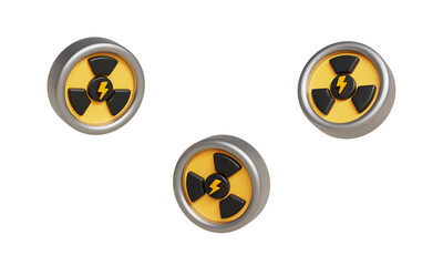 원자력 에너지 아이콘 Nuclear Energy Icon