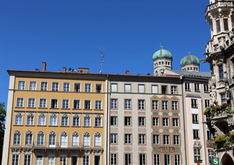 Altbau auf dem Marienplatz in München