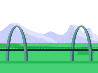 Bridge Concept IllustrationVector Style