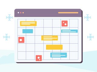 Plan Concept IllustrationVector Style