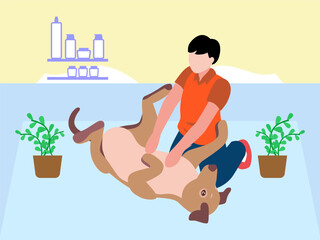 Neuter Concept IllustrationVector Style