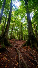 Autumn forest scene (2)