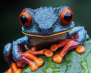 red eyed frog