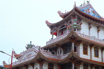 Fototapeta premium Wat Chue Chang, Hatyai, Thailand Traditional Temple