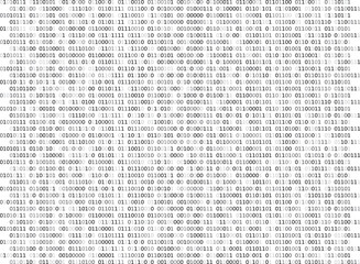 Binary Code - isolated transparent background