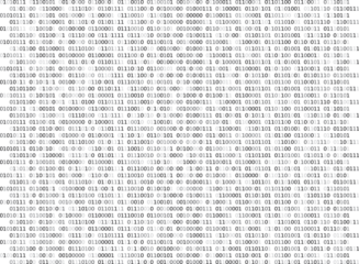 Binary Code - isolated transparent background