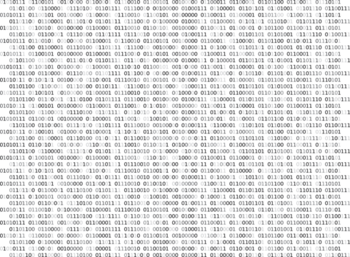 Binary Code - isolated transparent background