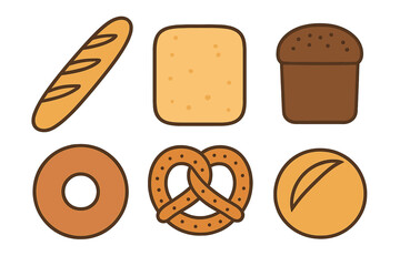 Variety of delicious baked goods featuring different bread types and pastries
