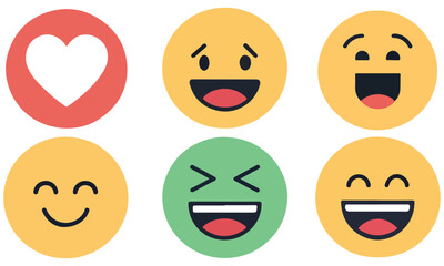 Emoji Icons – Cute Smileys, Faces, Reaction Symbols and Emoticons .
