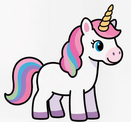 Unicorn cartoon 