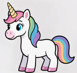 Unicorn cartoon 