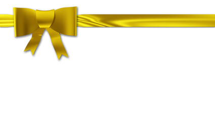 PNG. TrasparenteIllustrazione 3D. Natale. Nastro e fiocco per confezione pacco regalo natalizio con sfondo trasparente.