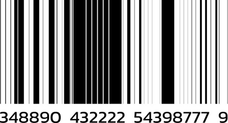 Barcode isolated. Code stripes sticker, Barcode labels. Simple fake bar code, Bar code for web design, Barcode product distribution icon