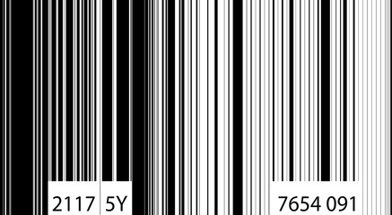 Barcode isolated. Code stripes sticker, Barcode labels. Simple fake bar code, Bar code for web design, Barcode product distribution icon