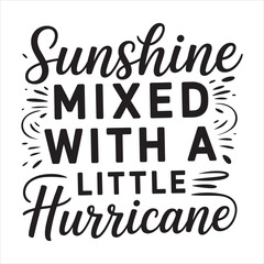 sunshine mixed with a little hurricane vector eps file
