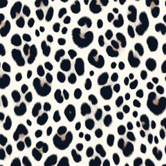 Elegant white leopard fur pattern texture vector with seamless camouflage background suitable for wallpaper designs, fashion apparel, and home decor.