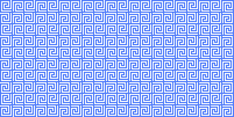 Monochrome meander or greek key pattern