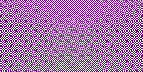 Monochrome meander or greek key pattern